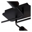 LESTER Flush ceilin.-Black-4xE27-40W-Metal thumbnail