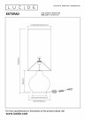 ESTERAD Floor lamp-Black-Ø34-1xE27-60W-Glass thumbnail