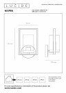NISPEN Wall light Outd.-Black-1xE14-40W-IP44-Metal thumbnail
