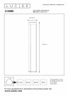 COMBO Bollard ligh. Outd.-Black-Ø9-LED-9W-3000K thumbnail