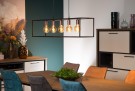 ARTHUR Pendant light-Black-5xE27-60W-Metal thumbnail