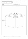 XIO Wall light-Black-LED Dimm.-1xG9-4W-2700K thumbnail