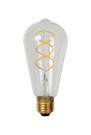 ST64 Fil. Bulb-Transp.-LED Dimm.-1xE27-4,9W-2700K thumbnail