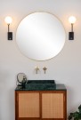 BEREND Wall light Bathr.-Black-1xG9-33W-IP44-Glass thumbnail