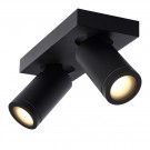 TAYLOR Ceiling spot. Bathr.-Black-LED DTW-2xGU10 thumbnail