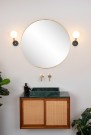 BEREND Wall light Bathr.-Black-1xG9-33W-IP44-Glass thumbnail