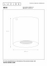 BODI Ceiling spot.-White-Ø8-1xGU10-50W-Alumin. thumbnail