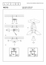 PICTO Ceiling spot. Child-Blue-1xGU10-35W-Metal thumbnail