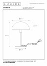 SIEMON Table lamp-Black-Ø25-1xE14-25W-Steel thumbnail