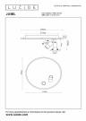 JUBEL Flush ceilin.-Gun Me.-Ø40-LED Dimm.-5W-2700K thumbnail