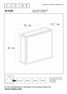 DUKAN Flush ceilin. Outd.-Black-2xE27-15W-IP65 thumbnail