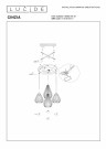 CINZIA Pendant light-White-Ø55,5-4xE27-40W-Porcel. thumbnail