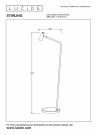 STIRLING Floor lamp-Black-LED Dimm.-3W-2700K-Metal thumbnail