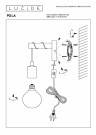 POLA Wall light Child-Blue-1xE27-60W-Metal thumbnail