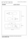 OVALIS Wall light-Matt G.-2xE14-9W-Metal thumbnail