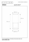HERMAN Table lamp-Cream-Ø20-1xE27-40W-Cotton thumbnail