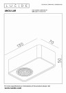 ANGULAR Ceiling spot.-White-LED Dimm.-6W-2700K thumbnail