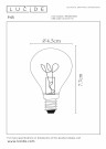 P45 Fil. Bulb-Transp.-LED Dimm.-1xE14-3W-2700K thumbnail