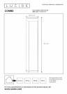 COMBO Bollard ligh. Outd.-Black-Ø9-LED-9W-3000K thumbnail