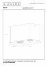 BODI Ceiling spot.-White-2xGU10-50W-Alumin. thumbnail