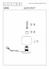 ILONA Table lamp-Amber-Ø18-1xE27-40W-Glass thumbnail