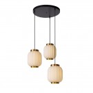 GOSSE Pendant light-White-3xE27-40W-Porcel. thumbnail