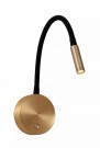 Premium ASJA - Rechargeable Wall spotlight / Wall light - Battery pack- LED 3 StepDim - 1x3W 2700K - Matt Gold / Brass thumbnail