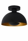SIEMON Flush ceilin.-Black-Ø25-1xE27-40W-Steel thumbnail