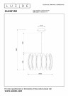 GLINSTAR Pendant light-Multic.-Ø40-1xE27-40W-Pvc thumbnail