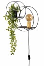 CIRCLE Wall light-Black-1xE27-40W-Metal thumbnail
