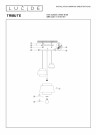 TRIBUTE Pendant light-Cream-3xE27-40W-Fabric thumbnail