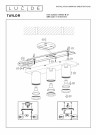 TAYLOR Ceiling spot. Bathr.-White-LED DTW-3xGU10 thumbnail