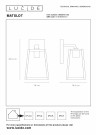 MATSLOT Wall light Outd.-Black-1xE27-40W-IP23 thumbnail