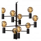 LEANNE Pendant light-Black-Ø65-10xE27-40W-Metal thumbnail