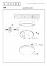 LEX Flush ceilin.-White-Ø25-1xE27-9W-Synthe. thumbnail