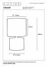 GREASBY Table lamp-Cream-Ø14-1xE14-40W-Cerami. thumbnail