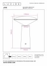 JIVE Table lamp Outd.-Black-Ø13,7-LED Dimm.-3W thumbnail