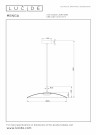 MENGA Pendant light-Smoke .-Ø60-LED Dimm.-18,6W thumbnail