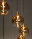 GISELA Pendant light-Amber-Ø61-LED Dimm.-3,6W thumbnail