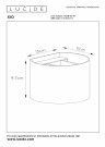 XIO Wall light-Rust B.-LED Dimm.-1xG9-3,5W-2700K thumbnail
