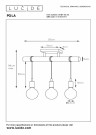 POLA Flush ceilin. Child-Blue-3xE27-60W-Wood thumbnail