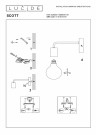 SCOTT Wall light-White-1xE27-40W-Metal thumbnail