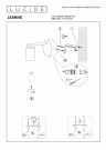 LEANNE Wall light-Black-1xE27-40W-Metal thumbnail