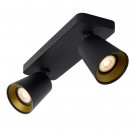 TURNON Ceiling spot.-Black-LED DTW-2xGU10-5W thumbnail