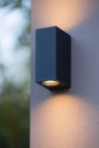 ZARO Wall spotlig. Outd.-Black-2xGU10-35W-IP44 thumbnail