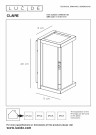 CLAIRE Wall light Outd.-Anthra.-1xE27-15W-IP54 thumbnail