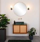 BEREND Wall light Bathr.-Black-1xG9-33W-IP44-Glass thumbnail