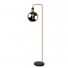 JULIUS Floor lamp-Smoke .-Ø28-1xE27-25W-Glass thumbnail