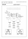 TAYLOR Ceiling spot. Bathr.-White-LED DTW-4xGU10 thumbnail