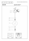 JULIUS Pendant light-Smoke .-Ø20-1xE27-40W-Glass thumbnail